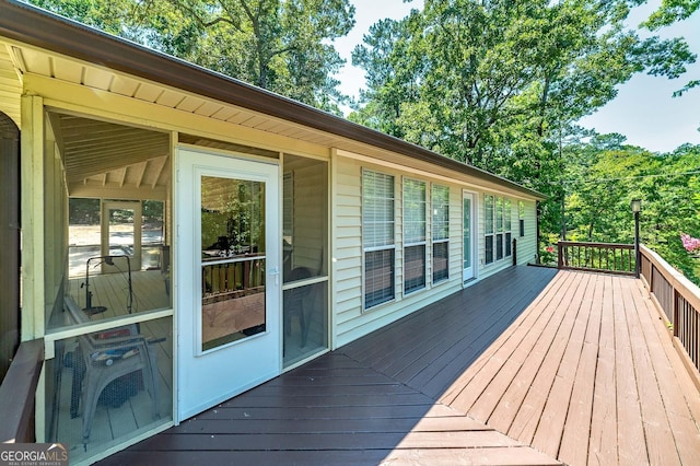 207A Quail Trl, Jackson, GA 30233 - view of wooden terrace