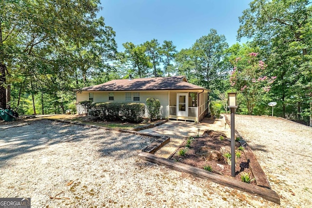 207A Quail Trl, Jackson, GA 30233 - view of front of house featuring a sunroom