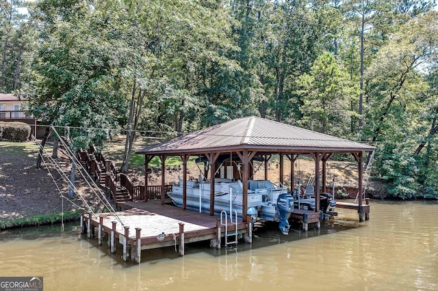 207A Quail Trl, Jackson, GA 30233 - dock featuring a water view