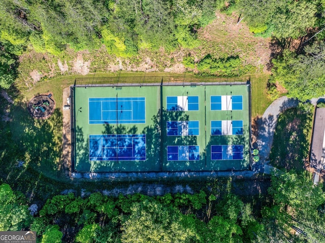 drone / aerial view