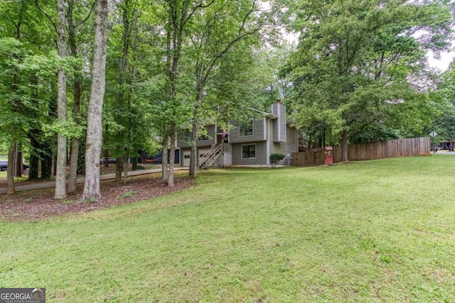 1220 Wade Green Cir NW, Acworth, GA 30102 - view of yard with stairway