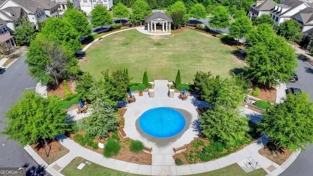 828 Olmsted Ln, Duluth, GA 30097 - aerial view of a pool area