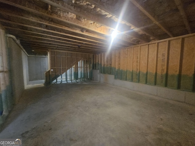 7253 Lacey Dr, Douglasville, GA 30134 - view of unfinished below grade area
