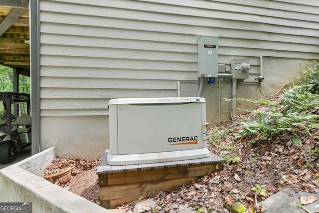 223 Denny Ridge Rd, Jasper, GA 30143 - exterior view of a power unit and electric meter