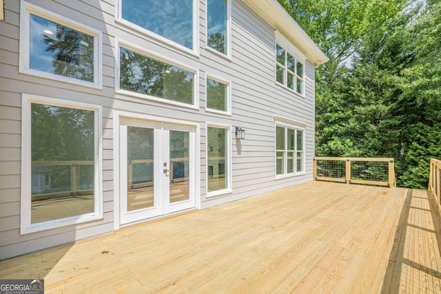2555 Chattahoochee Ln, Cumming, GA 30041 - deck featuring french doors