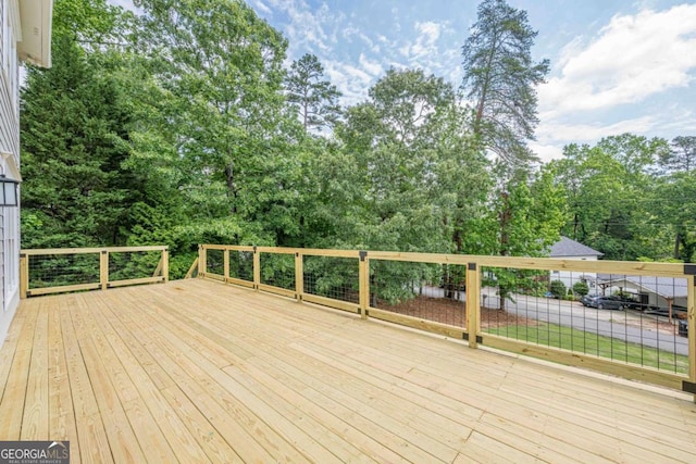 2555 Chattahoochee Ln, Cumming, GA 30041 - view of wooden deck