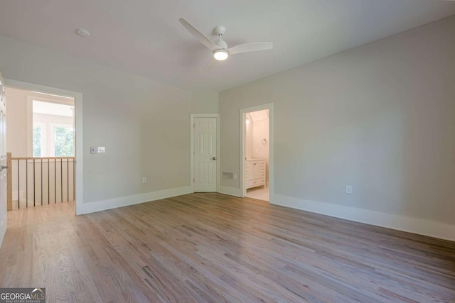 2555 Chattahoochee Ln, Cumming, GA 30041 - unfurnished room featuring wood finished floors and ceiling fan