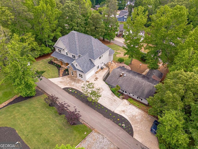 2555 Chattahoochee Ln, Cumming, GA 30041 - aerial view of property and surrounding area