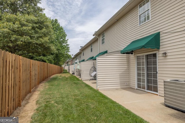 2866 Florence Dr, Gainesville, GA 30504 - view of yard featuring cooling unit and a patio