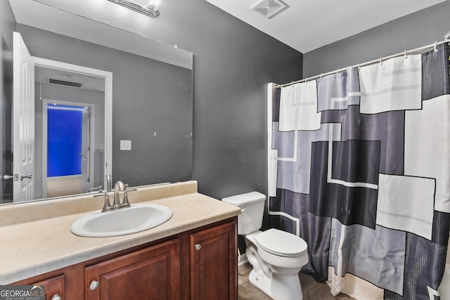 3 Tiffany Trce, Palmetto, GA 30268 - bathroom with vanity and a shower with shower curtain