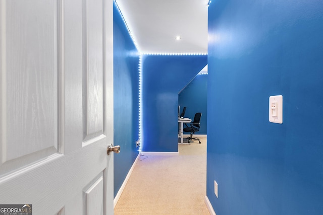 3 Tiffany Trce, Palmetto, GA 30268 - hallway featuring an office area and carpet