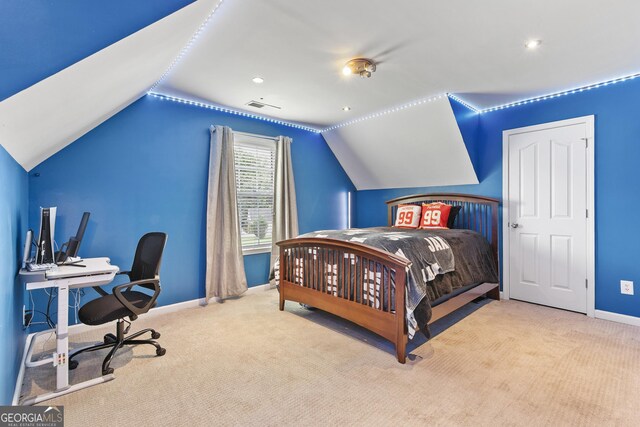 3 Tiffany Trce, Palmetto, GA 30268 - bedroom with carpet flooring and lofted ceiling
