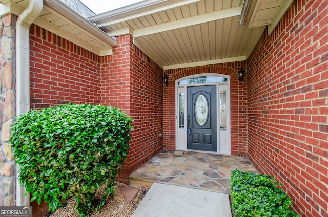 9157 Golfview Cir, Covington, GA 30014 - view of exterior entry featuring brick siding