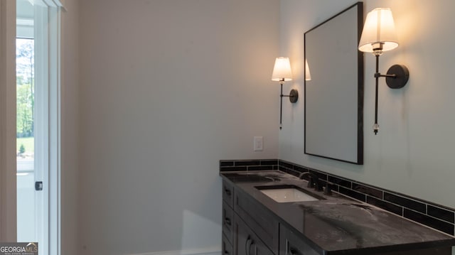 10765 Shallowford Rd, Roswell, GA 30075 - bathroom featuring vanity and plenty of natural light