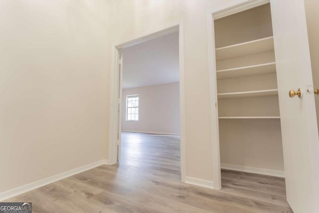 view of closet