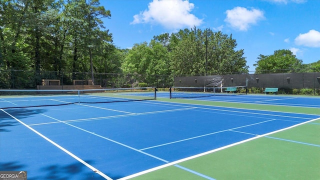 235 Foxley Way, Roswell, GA 30075 - view of tennis court featuring community basketball court