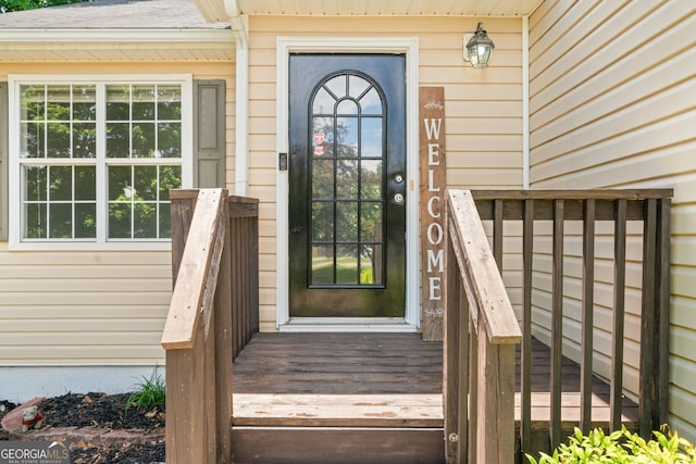 view of entrance to property