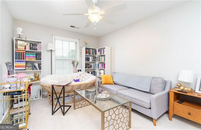 59 Creekside Blf, Hiram, GA 30141 - carpeted office featuring ceiling fan