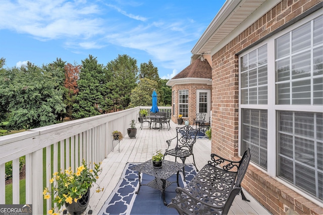 127 Courts Of Hampton, Hampton, GA 30228 - deck featuring outdoor dining space