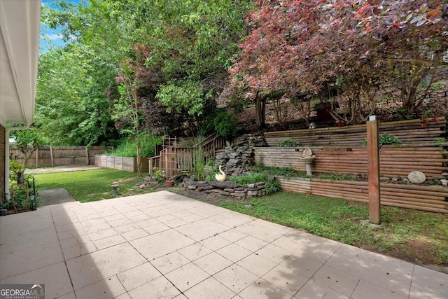 view of patio