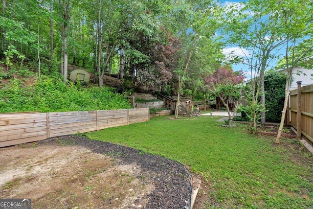 view of yard