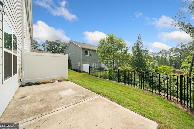 235 Centennial Cir, Canton, GA 30114 - view of yard featuring a patio area