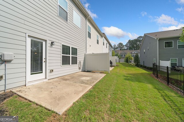 235 Centennial Cir, Canton, GA 30114 - view of yard featuring a patio area