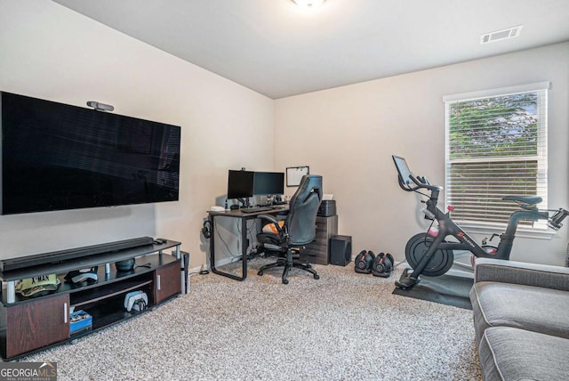 450 Rockfern Ct, Lilburn, GA 30047 - carpeted office space featuring baseboards