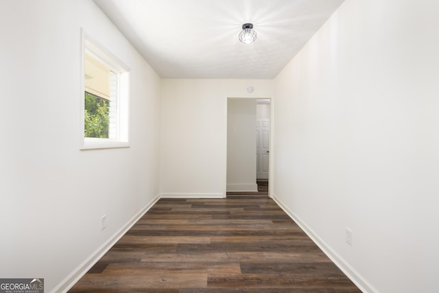 754 Wright Dr, Columbus, GA 31907 - empty room with dark wood finished floors and baseboards