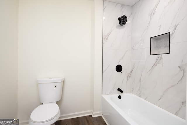 754 Wright Dr, Columbus, GA 31907 - full bath featuring wood finished floors and shower / bathtub combination