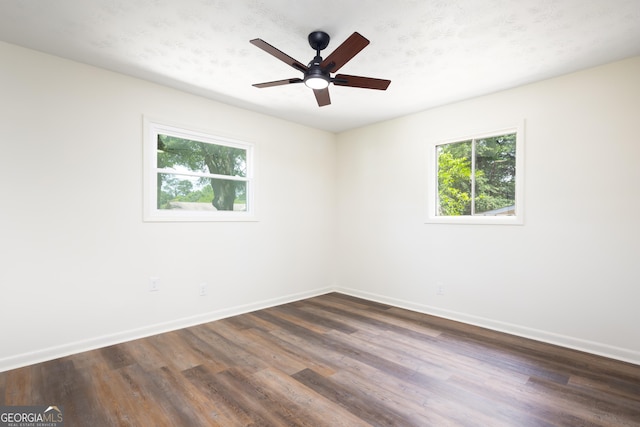 754 Wright Dr, Columbus, GA 31907 - unfurnished room featuring dark wood-style floors and a ceiling fan