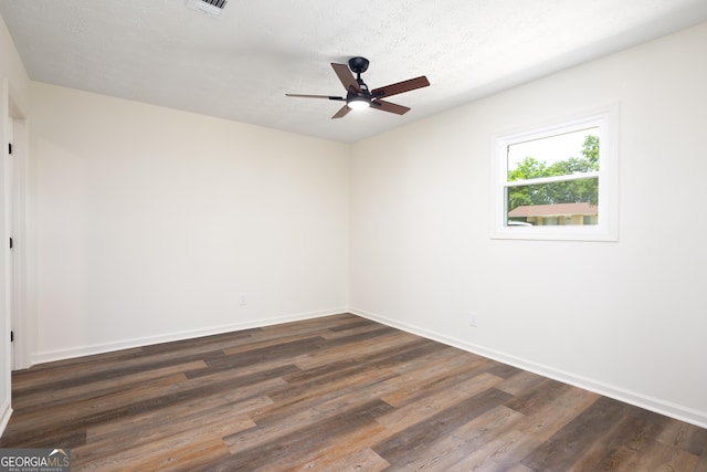 754 Wright Dr, Columbus, GA 31907 - empty room featuring dark wood-style floors and ceiling fan