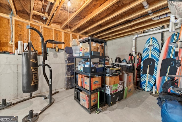 1050 Double Branches Ln, Dallas, GA 30132 - view of unfinished basement