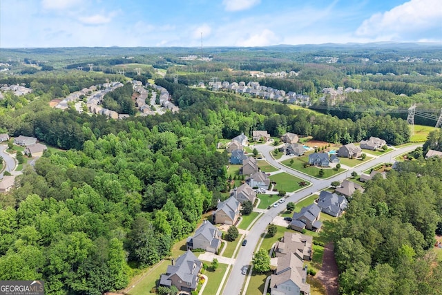 1050 Double Branches Ln, Dallas, GA 30132 - aerial view of residential area featuring a forest