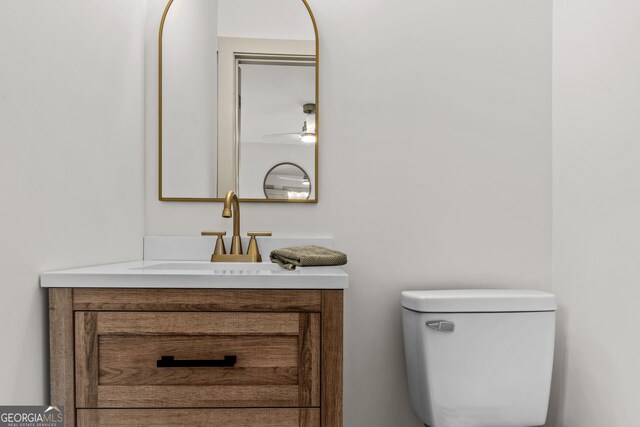 492 Clover St, Athens, GA 30606 - half bath featuring vanity and toilet