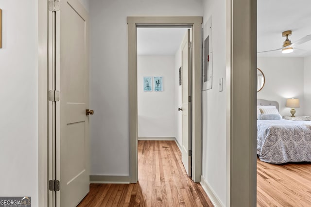 492 Clover St, Athens, GA 30606 - hall featuring wood finished floors and baseboards