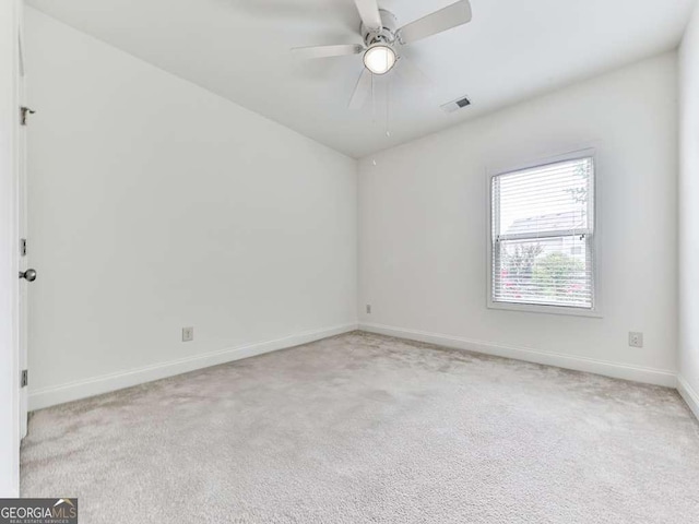 631 Naturewalk Blvd, Dallas, GA 30132 - spare room with light carpet and a ceiling fan