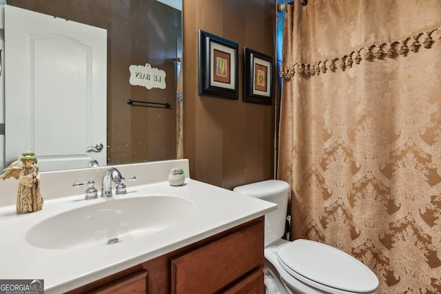 1320 Magnolia Park Cir, Cumming, GA 30040 - full bath with vanity and curtained shower