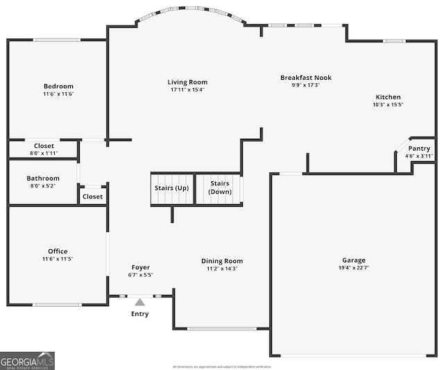 1320 Magnolia Park Cir, Cumming, GA 30040 - view of room layout