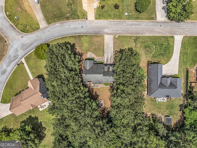 aerial view of property and surrounding area