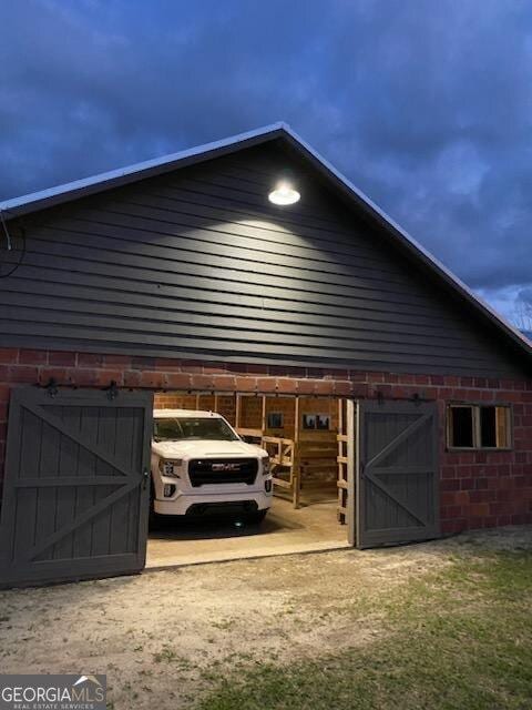 570 July Rd, Rochelle, GA 31079 - view of garage