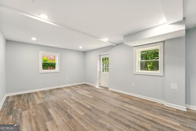 163 Oakcliff Ct, Atlanta, GA 30331 - unfurnished room with healthy amount of natural light, wood finished floors, baseboards, and recessed lighting