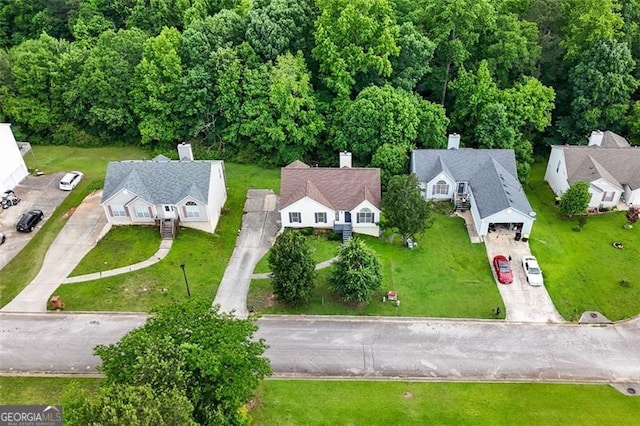bird's eye view