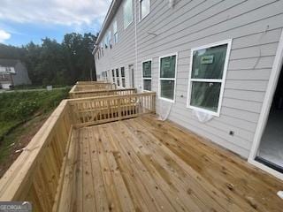 4261 Notting Hill Dr SW, Atlanta, GA 30331 - view of wooden terrace