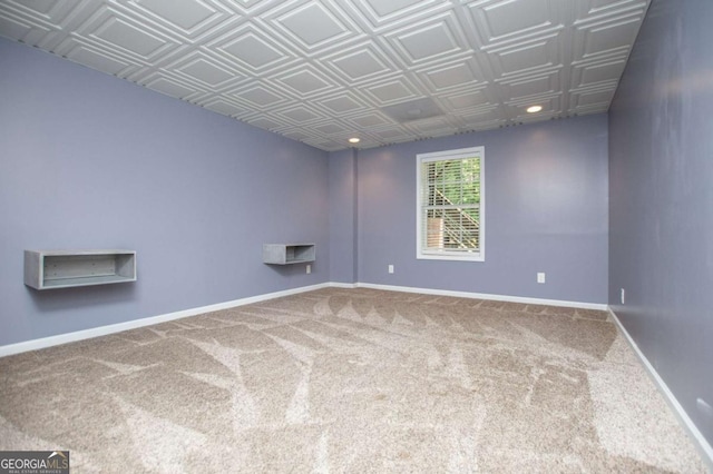 319 Stonebridge Blvd, Bremen, GA 30110 - unfurnished room featuring carpet, an ornate ceiling, and baseboards
