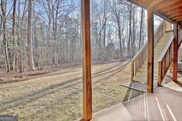 315 Antebellum Way, Fayetteville, GA 30215 - view of yard featuring stairs and a patio area