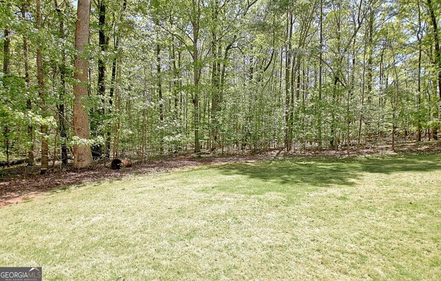 315 Antebellum Way, Fayetteville, GA 30215 - view of grassy yard featuring a forest view