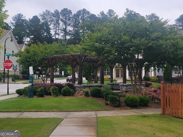 1946 Jeffery Rd NW, Atlanta, GA 30318 - view of community with a yard and a pergola