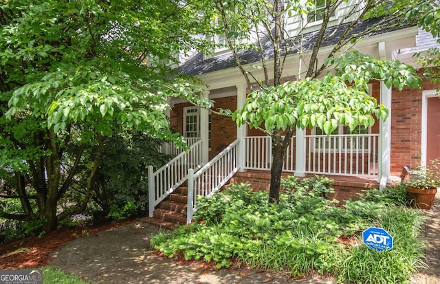127 Chestnut Ln, Athens, GA 30606 - view of front facade with brick siding and covered porch