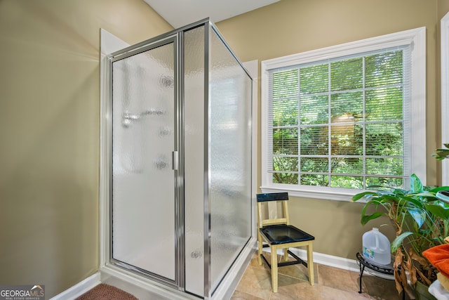 127 Chestnut Ln, Athens, GA 30606 - bathroom with a shower stall and baseboards